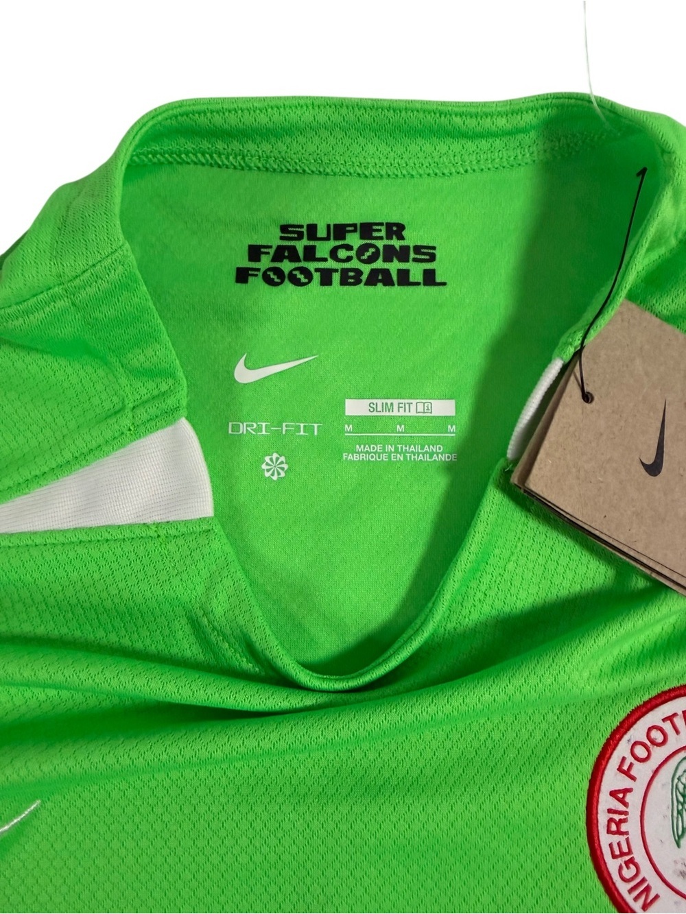 Nike Nigeria football. Gren soccer jersey. Women's size M Dri-Fit. New With Tags - Picture 4 of 7